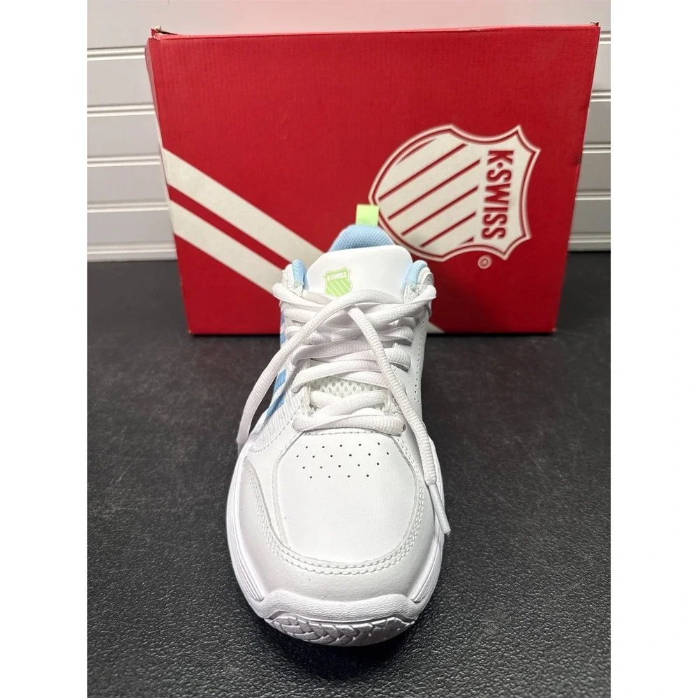 K-Swiss Court Express 2 Women's Tennis Shoes - White/Blue, 7.5 - Picture 8 of 10